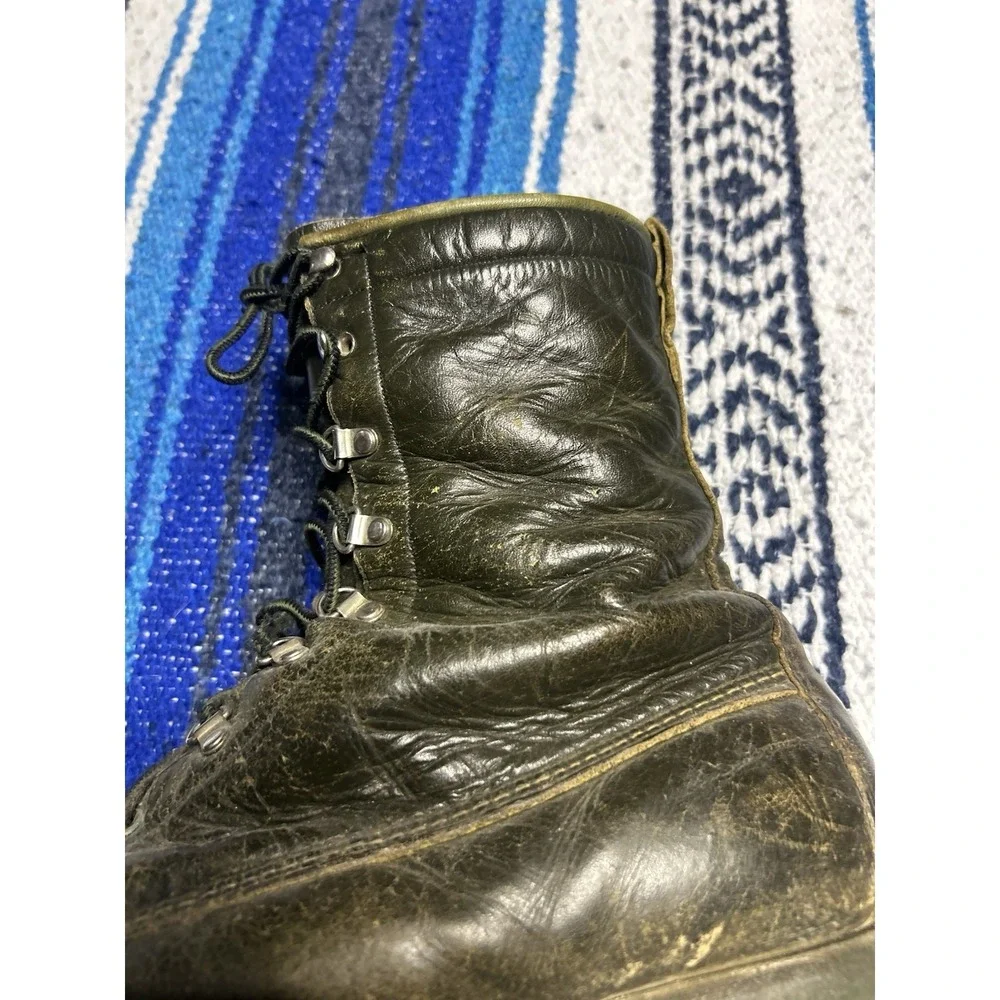 Leather Boots TED WILLIAMS SEARS Men's Size 8.5 Hunting Combat Lace Vintage 1950